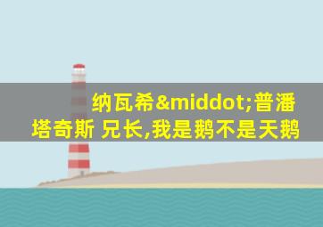 纳瓦希·普潘塔奇斯 兄长,我是鹅不是天鹅